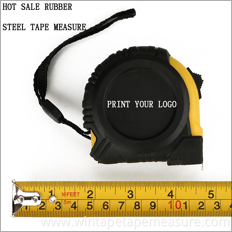 Locking Steel Tape Measure 25 Foot - 7.5 Meters With Belt Clip and Durable Nylon Coated Inches and Metric